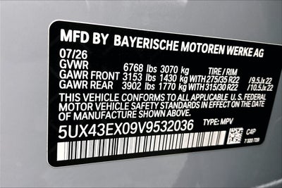 2027 BMW X6 M60i