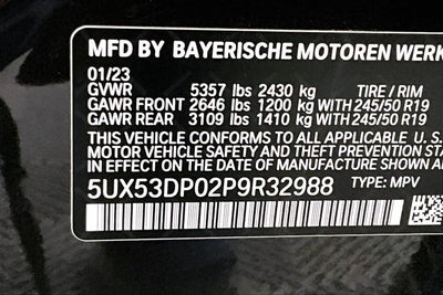 2023 BMW X3 xDrive30i