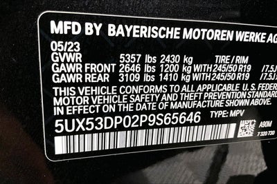 2023 BMW X3 xDrive30i