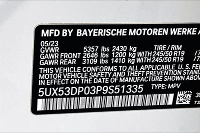 2023 BMW X3 xDrive30i