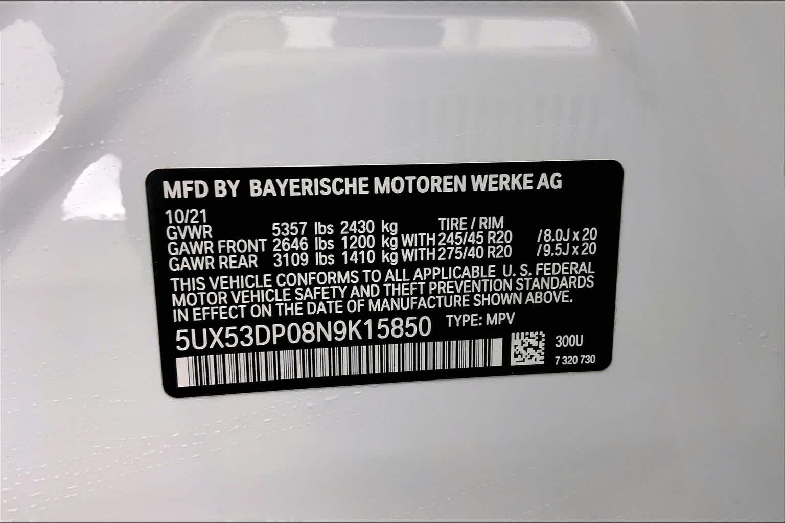 2022 BMW X3 xDrive30i