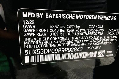 2023 BMW X3 xDrive30i