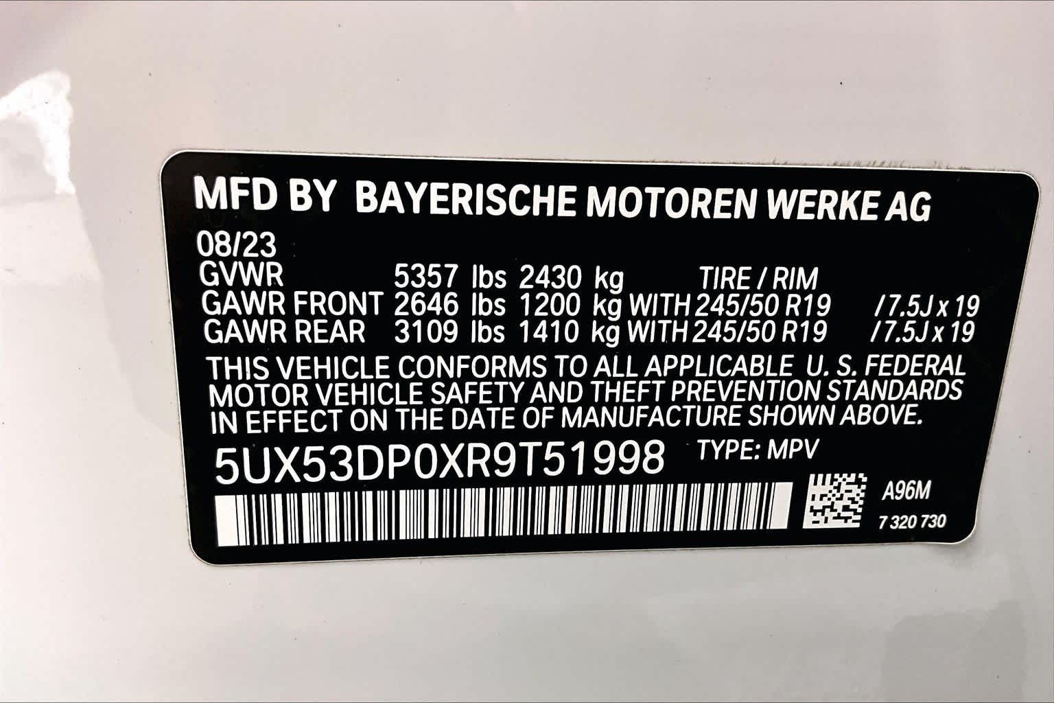 2024 BMW X3 xDrive30i