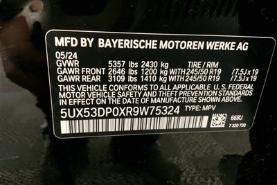 2024 BMW X3 xDrive30i