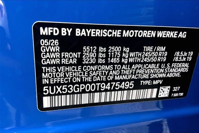 2026 BMW X3 30 xDrive