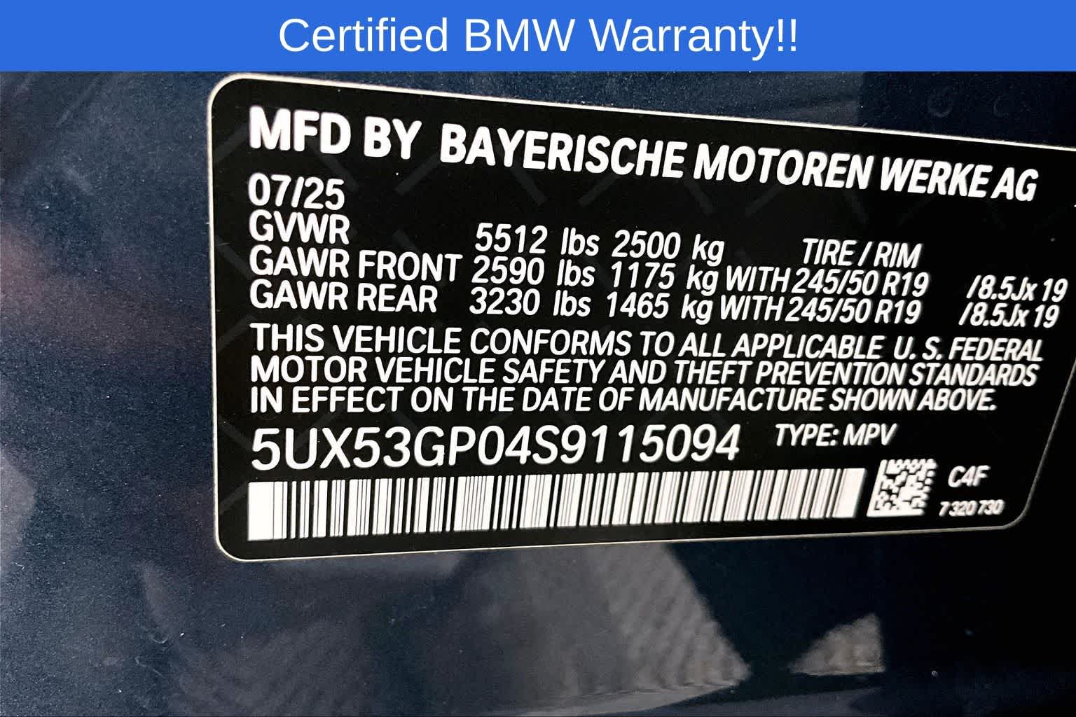 2025 BMW X3 30 xDrive