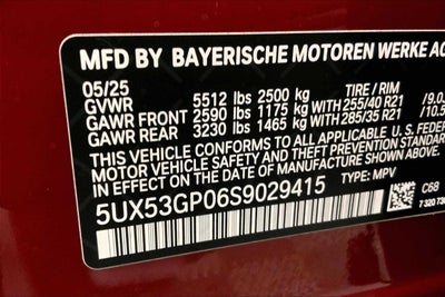 2025 BMW X3 30 xDrive