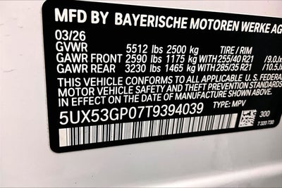 2026 BMW X3 30 xDrive