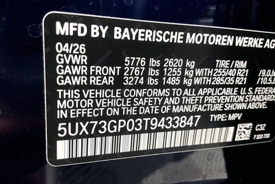 2026 BMW X3 M50 xDrive