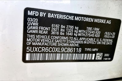 2020 BMW X5 xDrive40i