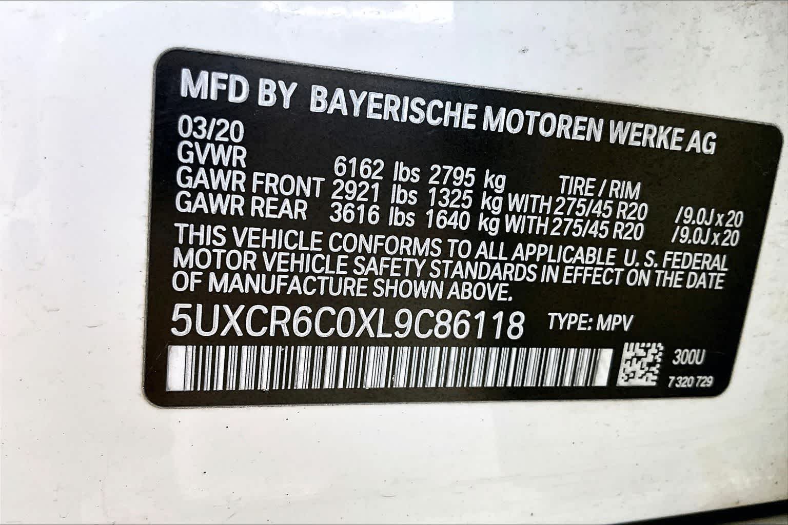 2020 BMW X5 xDrive40i