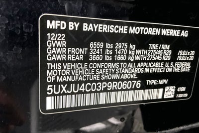 2023 BMW X5 M50i