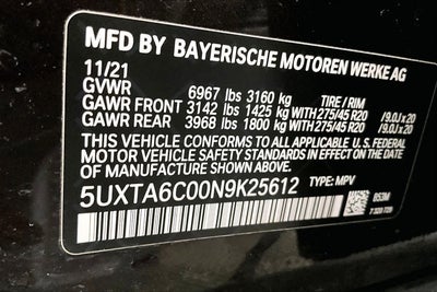 2022 BMW X5 xDrive45e