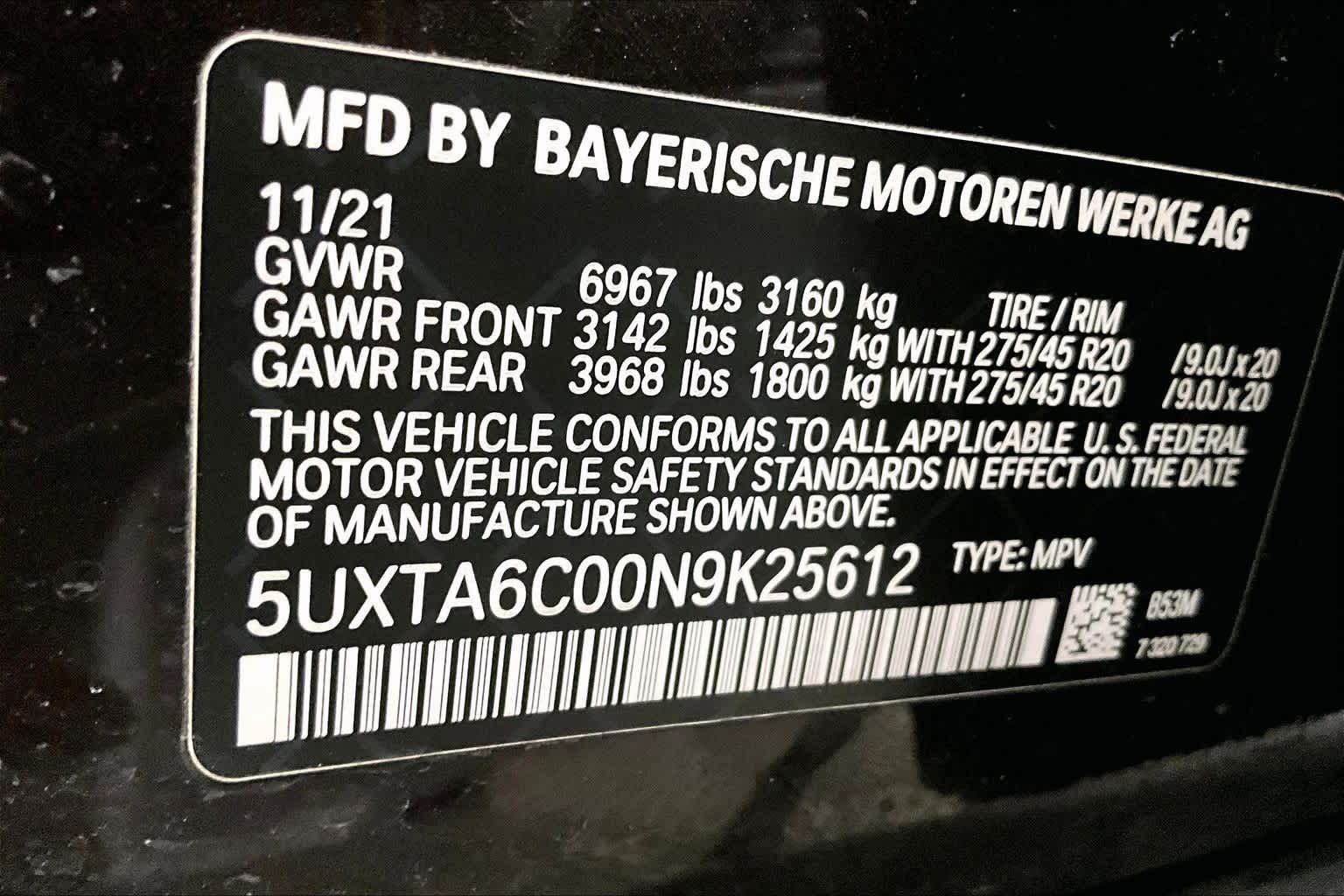 2022 BMW X5 xDrive45e