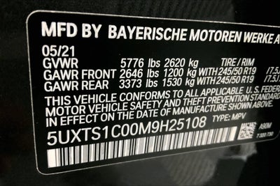 2021 BMW X3 xDrive30e