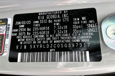2025 Kia Sorento S