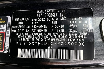 2024 Kia Sorento S
