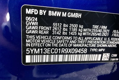 2024 BMW X3 M Sports Activity Vehicle