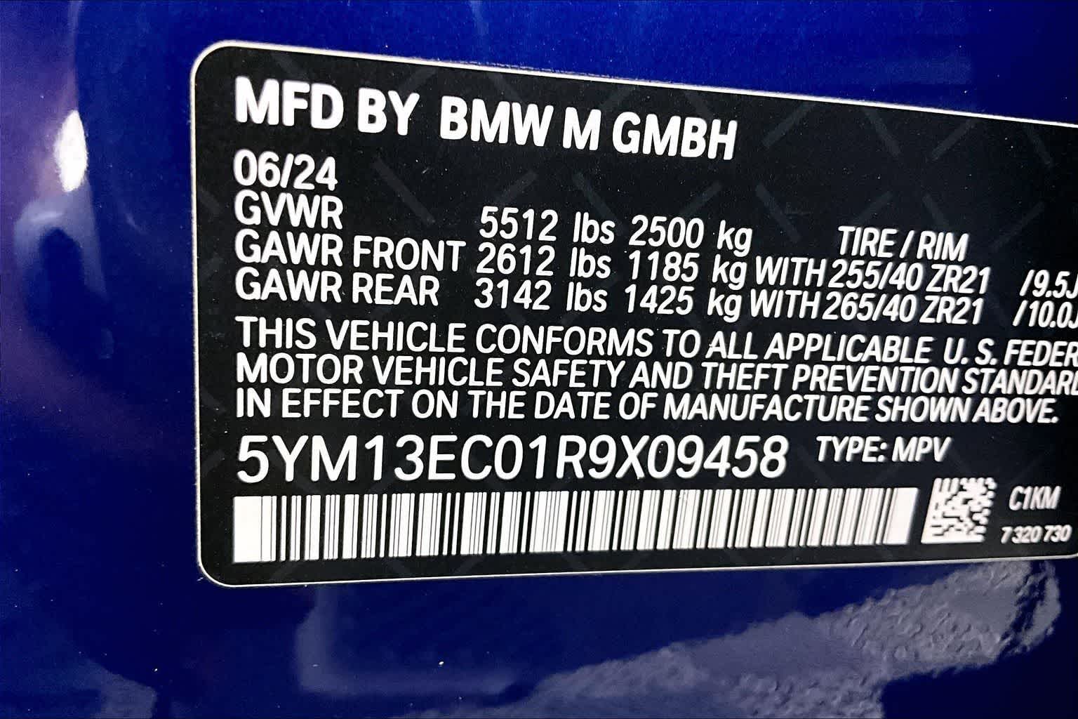 2024 BMW X3 M Sports Activity Vehicle