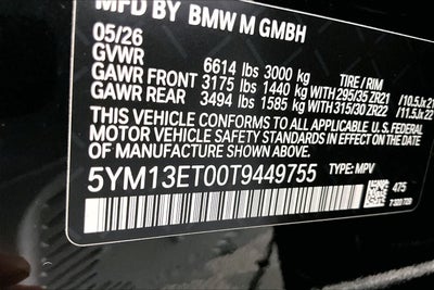 2026 BMW X5 M Competition