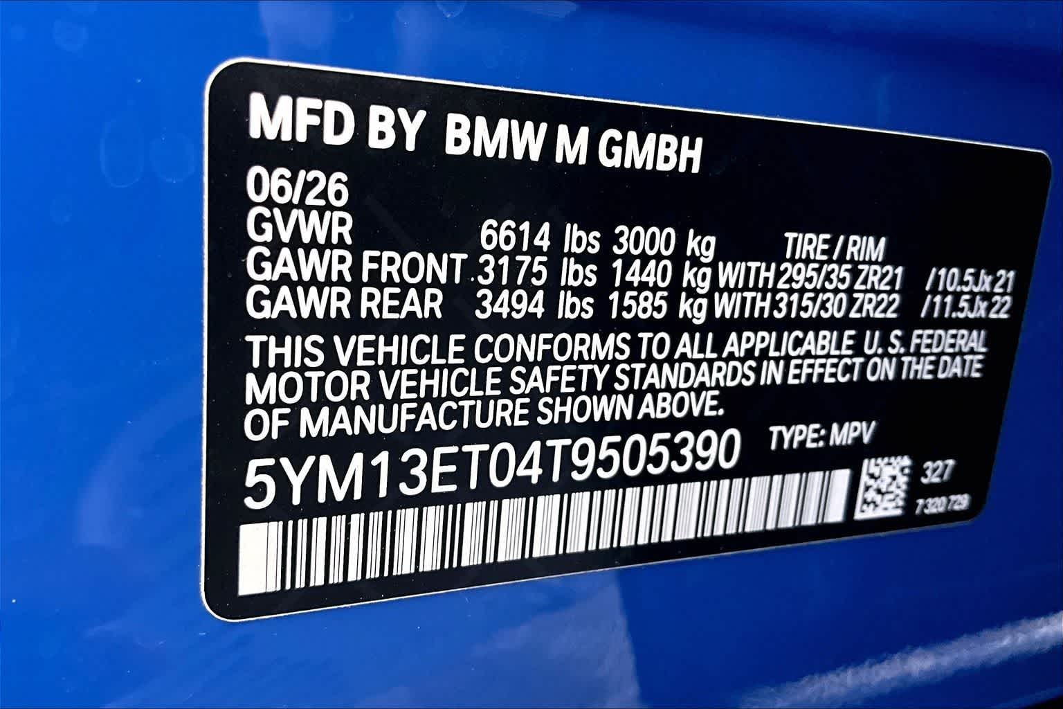 2026 BMW X5 M Competition