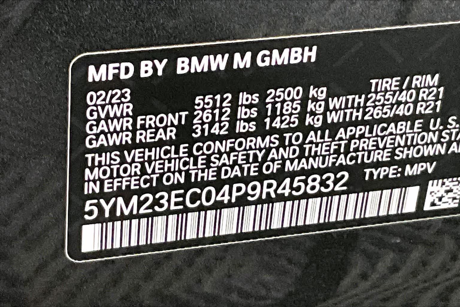2023 BMW X4 M Sports Activity Coupe