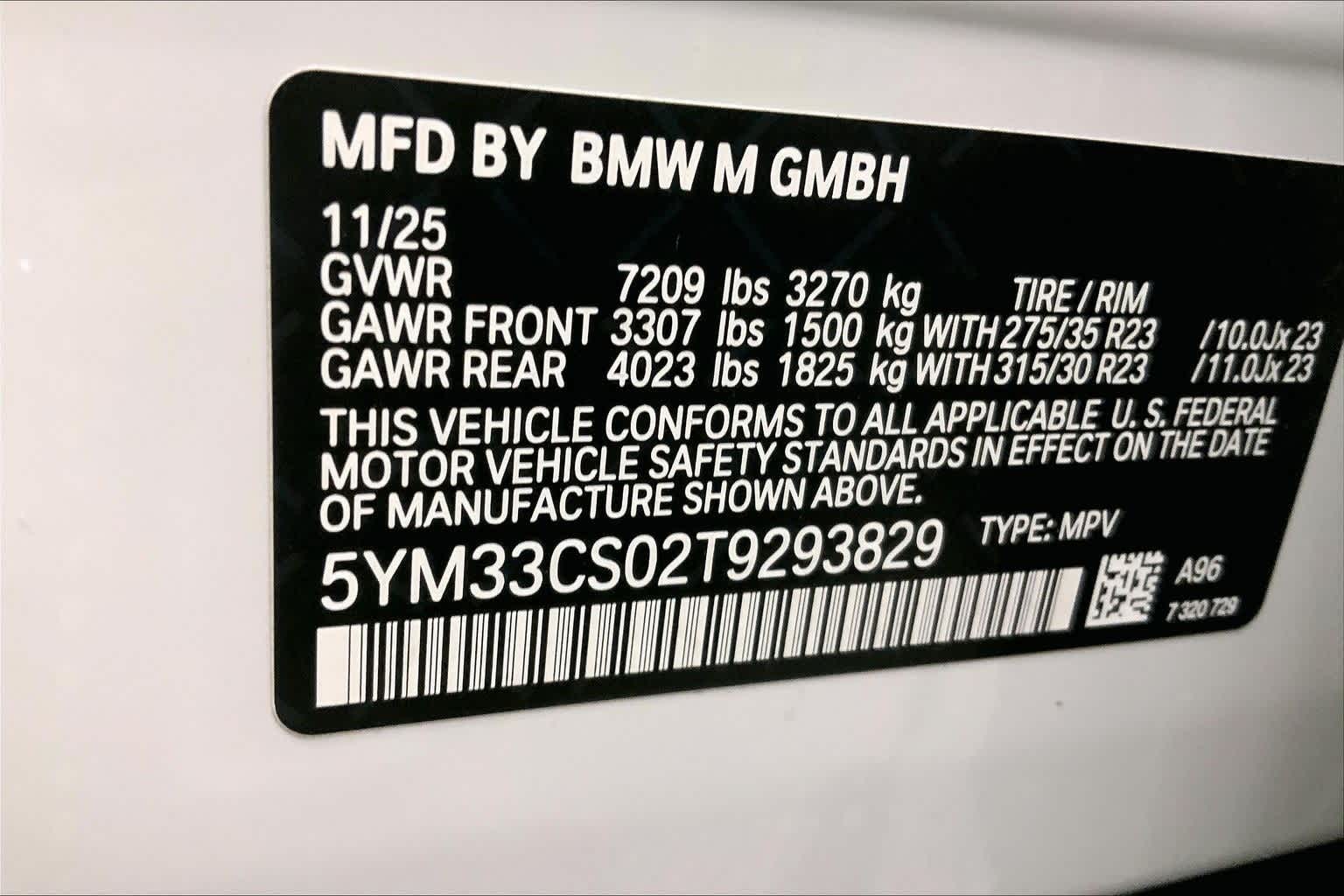 2026 BMW M Models Label