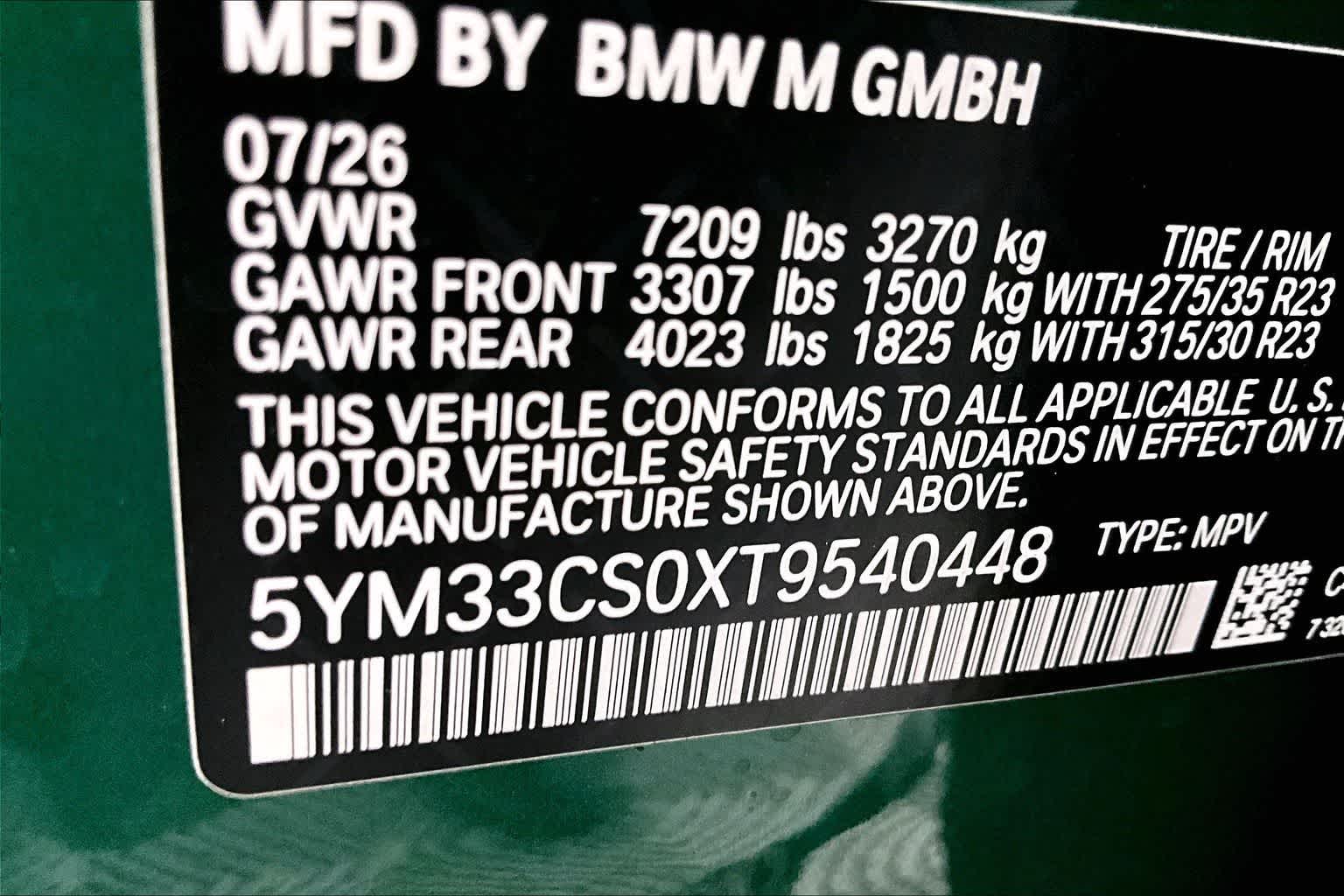 2026 BMW XM Label