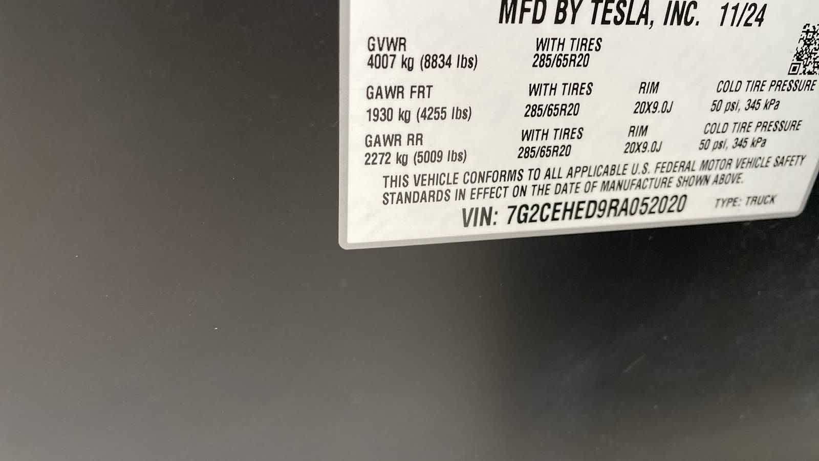 2024 Tesla Cybertruck AWD