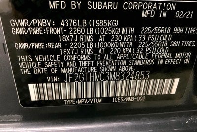 2021 Subaru Crosstrek Limited