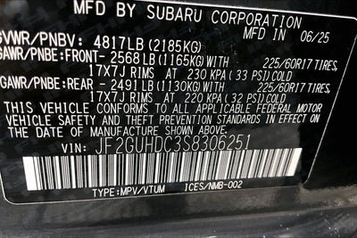 2025 Subaru Crosstrek Premium