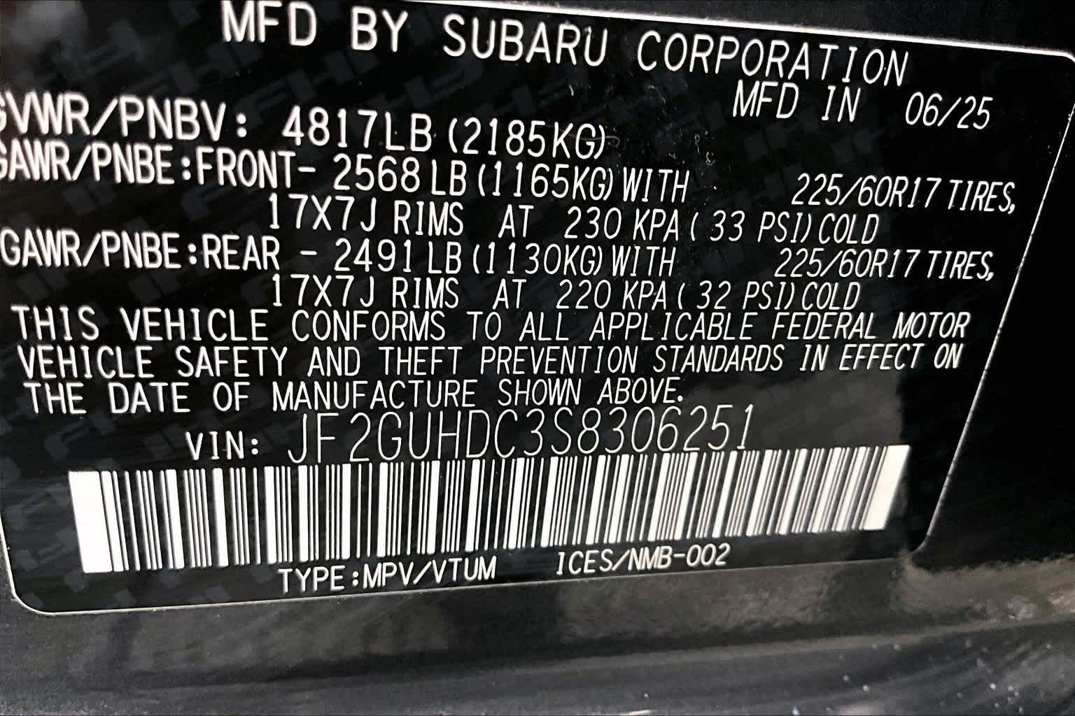 2025 Subaru Crosstrek Premium