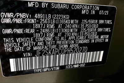 2023 Subaru Forester Limited