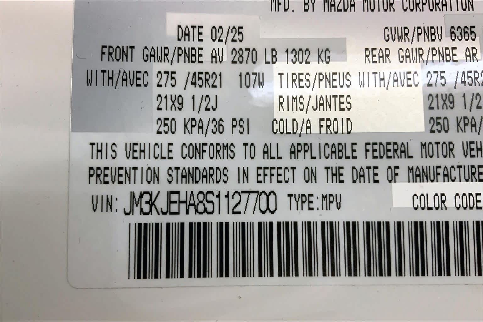 2025 Mazda Mazda CX-70 PHEV Premium Plus Package