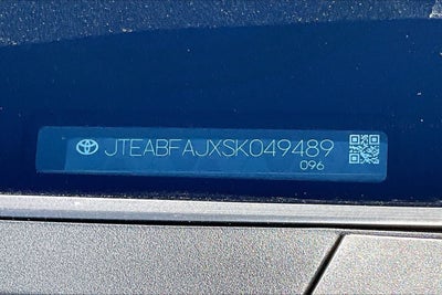 2025 Toyota Land Cruiser 4WD (Natl)