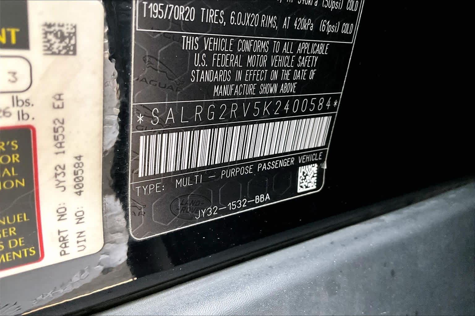 2019 Land Rover Discovery SE