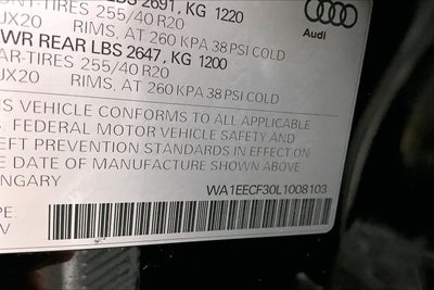 2020 Audi Q3 S line Premium Plus