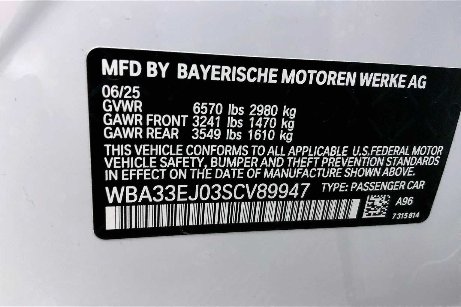 2025 BMW 7 Series 760i xDrive