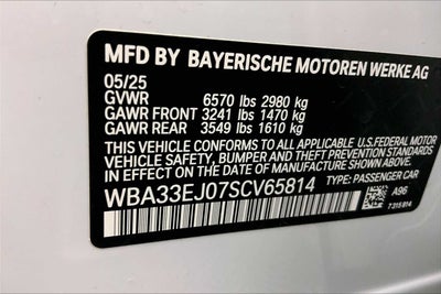 2025 BMW 7 Series 760i xDrive