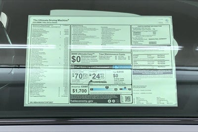 2026 BMW 7 Series 750e xDrive