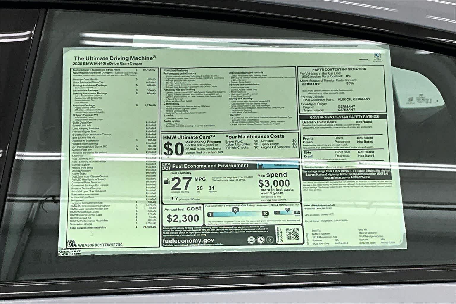 2026 BMW M440i M440i xDrive