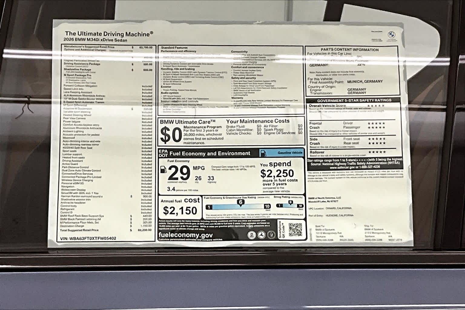 2026 BMW 3 Series M340i xDrive