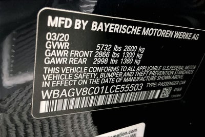 2020 BMW M850i M850i
