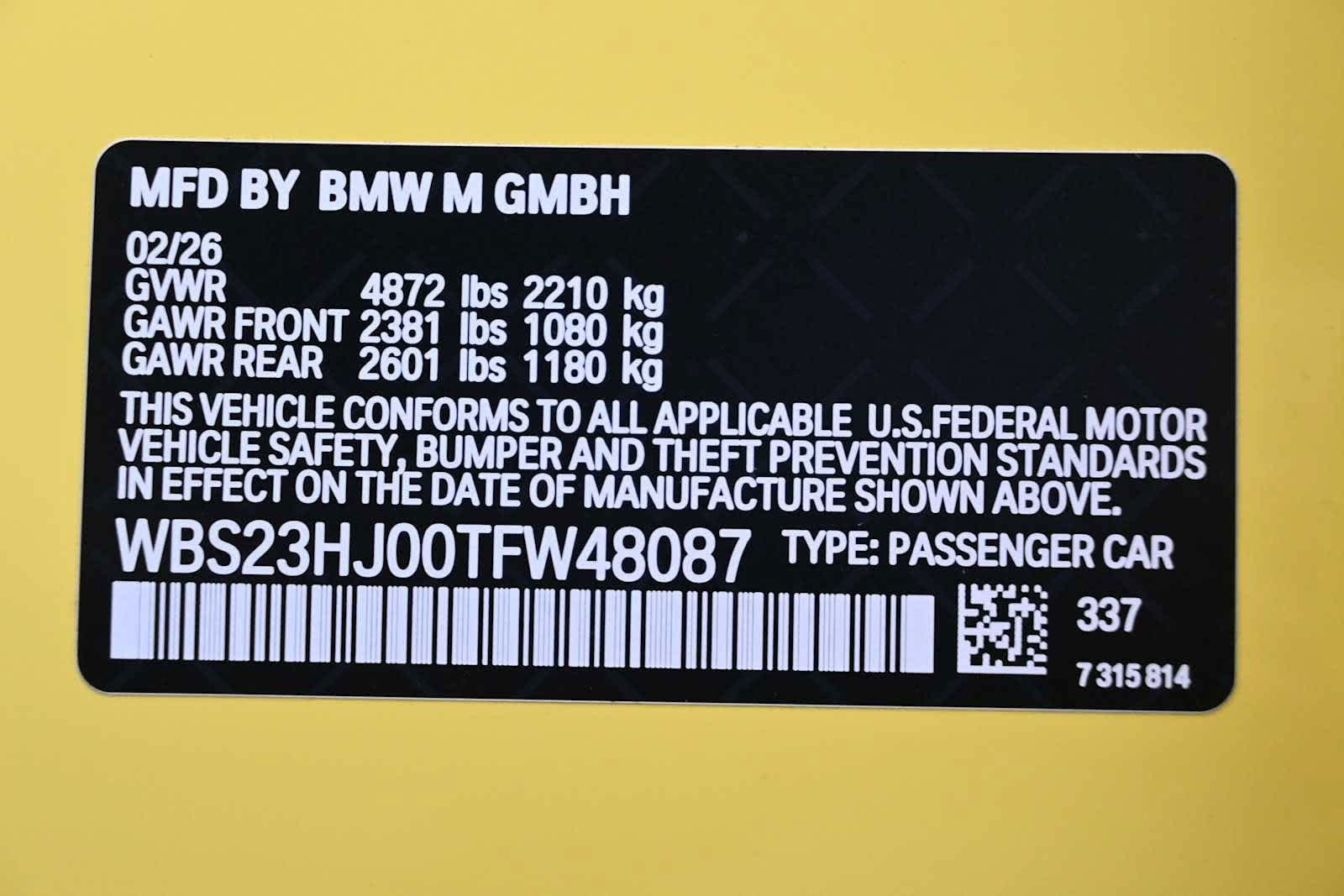2026 BMW M3 Competition