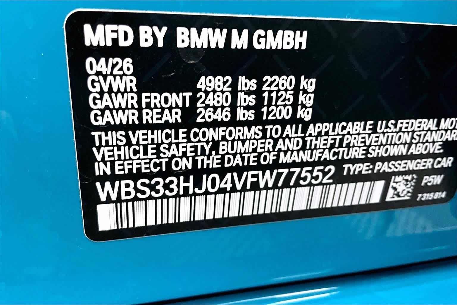 2027 BMW M3 Competition xDrive