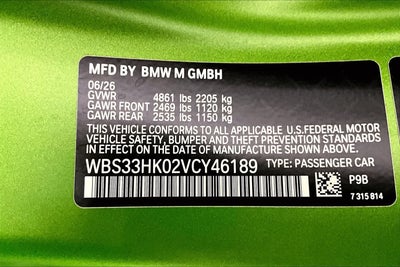 2027 BMW M4 Competition xDrive