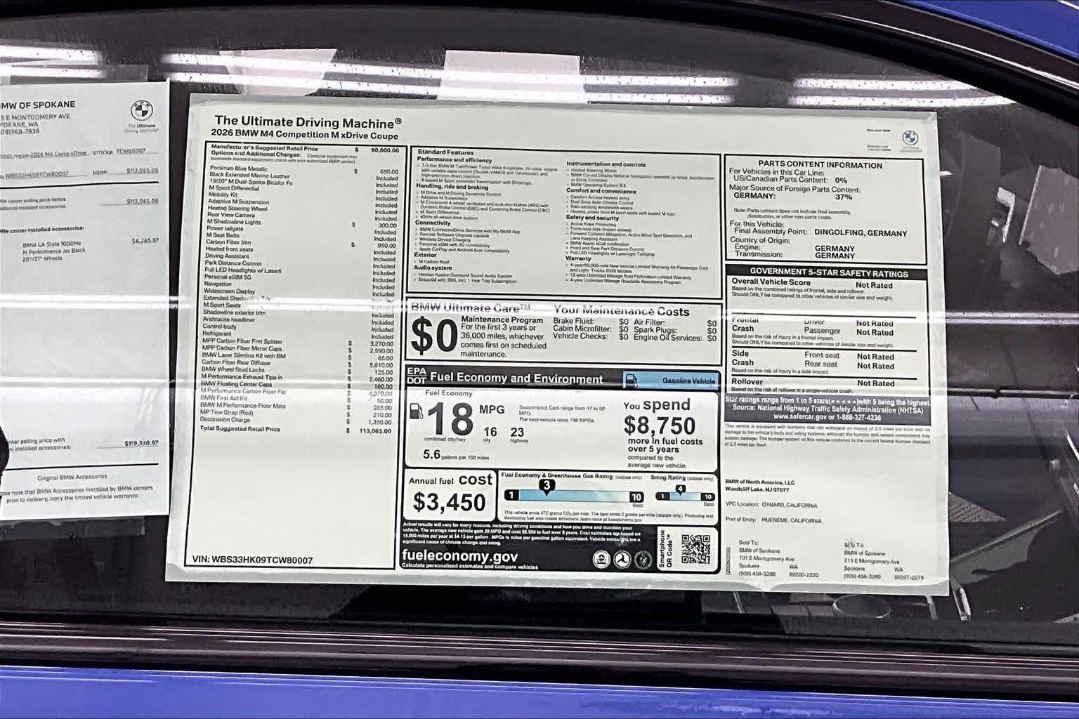 2026 BMW M4 Competition xDrive