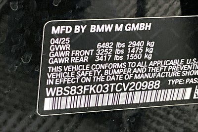 2026 BMW M5 Sedan