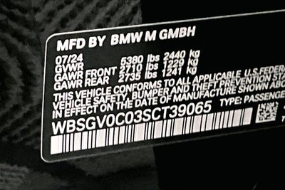 2025 BMW M Models Competition