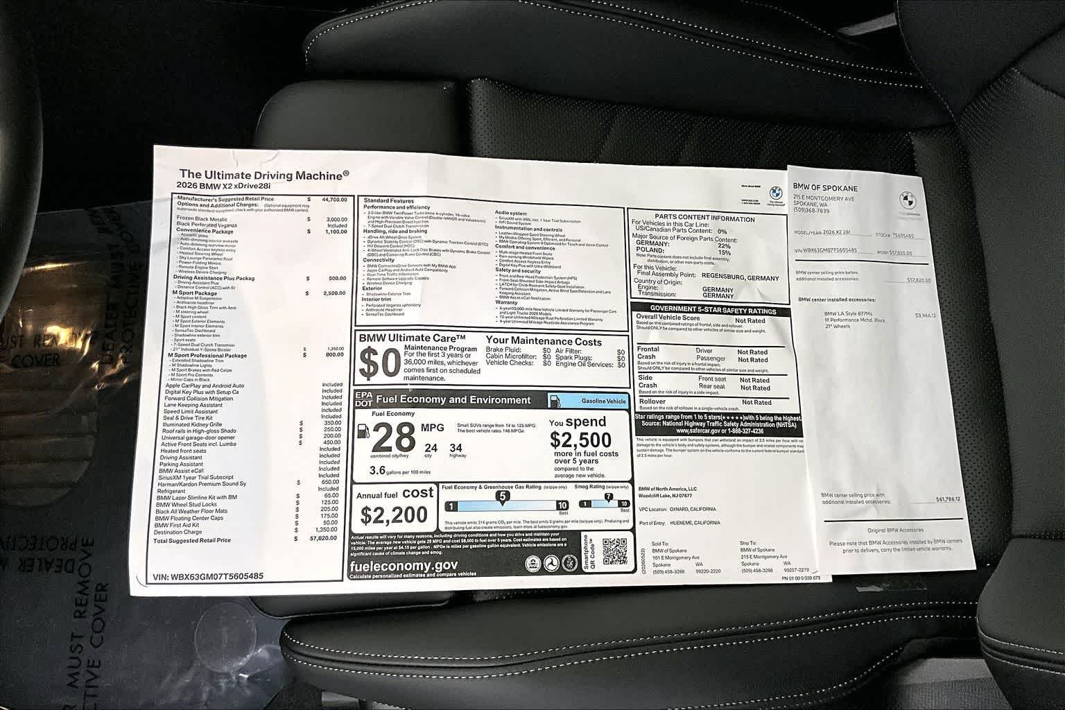 2026 BMW X2 xDrive28i